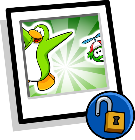 Go Green Bg Inventory - Club Penguin (461x480), Png Download