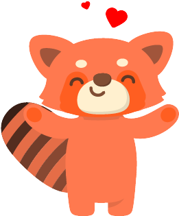 Red Pandas Messages Sticker-2 - Red Panda (400x400), Png Download