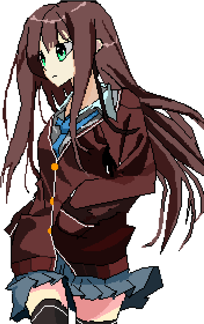 Cool Anime Girl - Anime (800x1120), Png Download