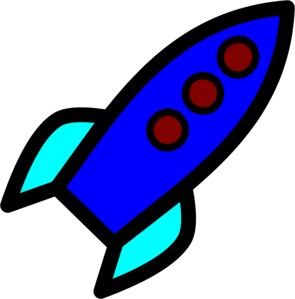 Rocket Clipart - Rockets Clipart (600x608), Png Download