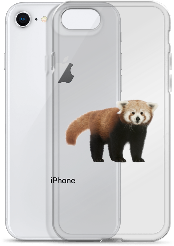 Red-panda Print Iphone Case - Iphone (1000x1000), Png Download