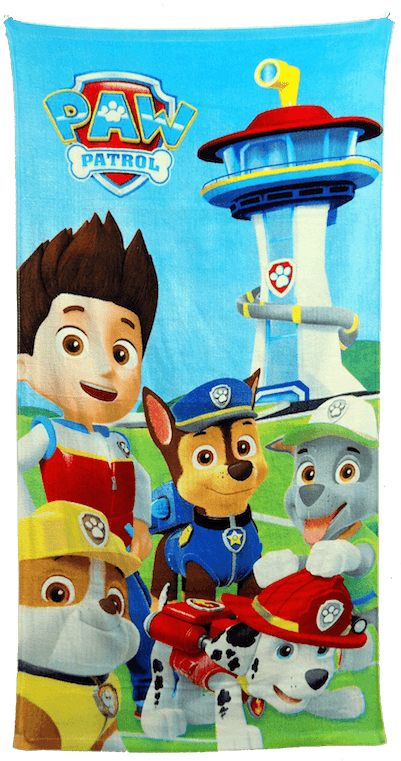 Paw Patrol Towel - Toallas Patrulla Canina Adventure 70x140 (420x766), Png Download
