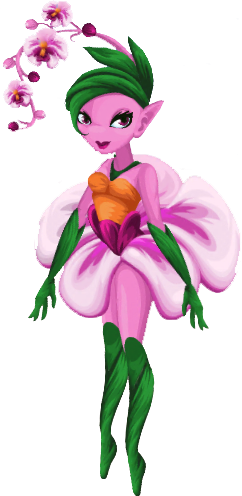 Pixie Adult Orchid - Pixie Tiny Castle (242x496), Png Download
