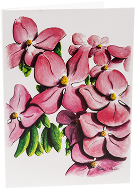 Dogwood Note Card - Jpeg (422x422), Png Download