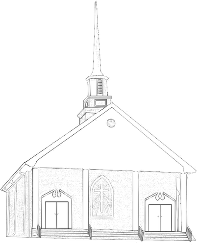 Church Building Drawing At Getdrawings - Png Transparent Chapel Png (402x500), Png Download