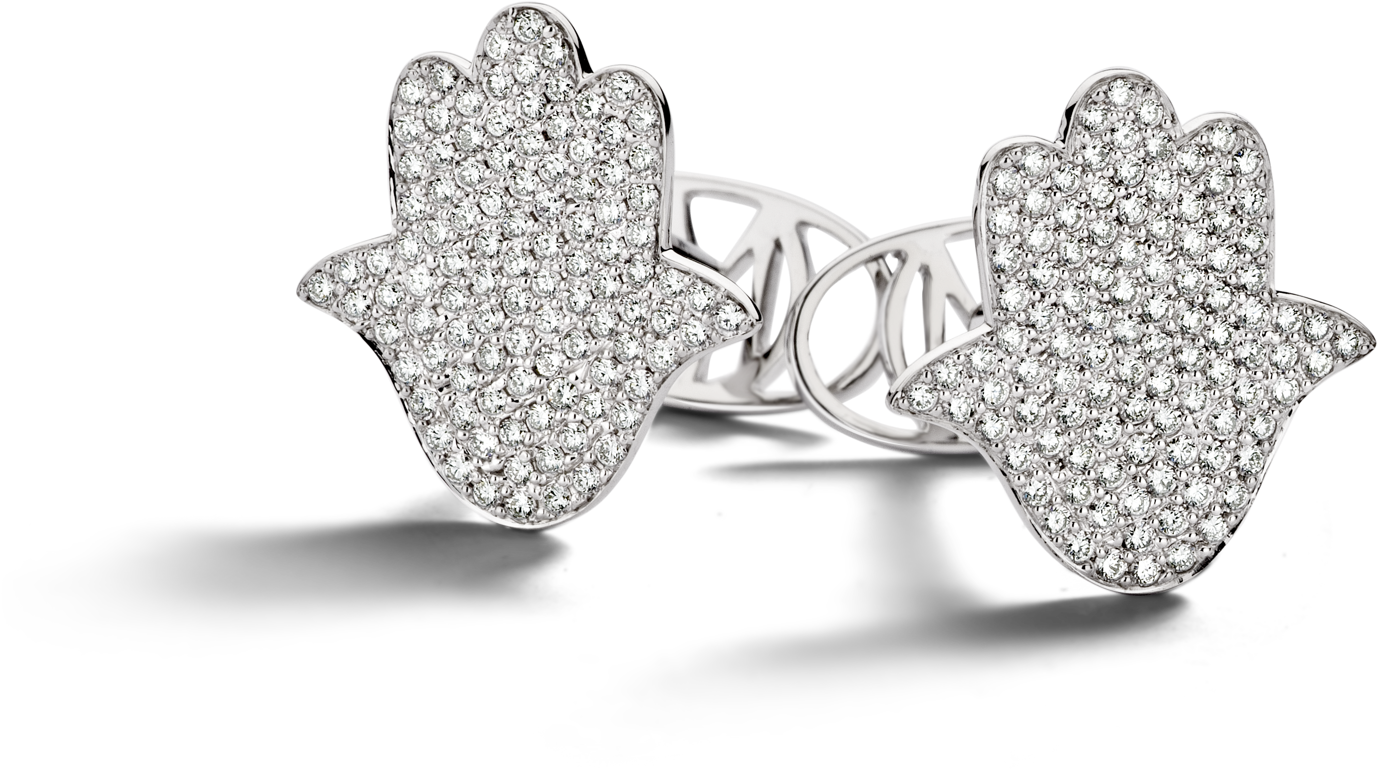 Hamsa - Cufflink (3543x3543), Png Download