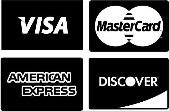 Letsbrik Cheap International Calls - We Accept Credit Cards Black And White (593x410), Png Download