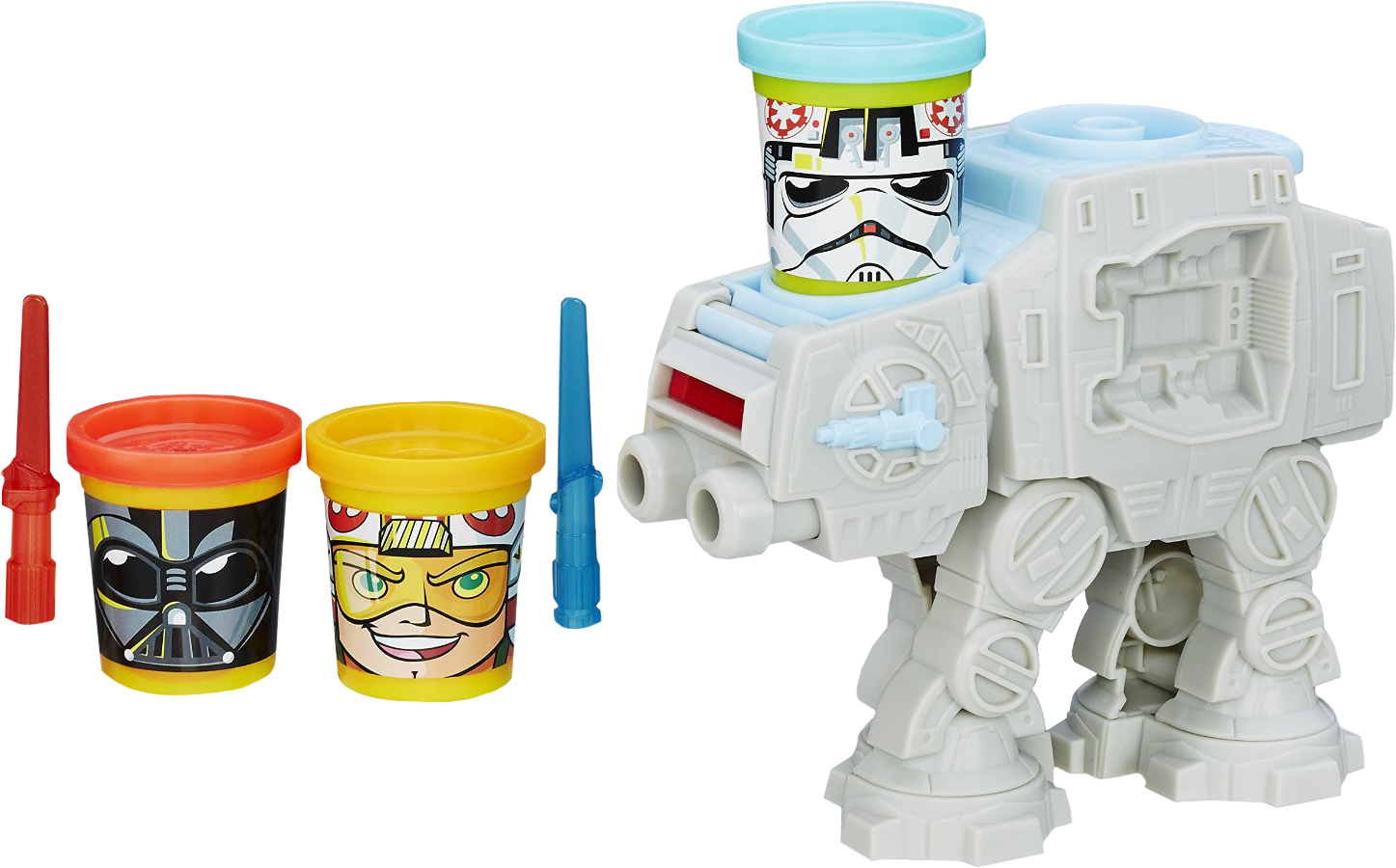 At-at - Play-doh Star Wars At-at Attack Toy With Can-heads (1447x900), Png Download
