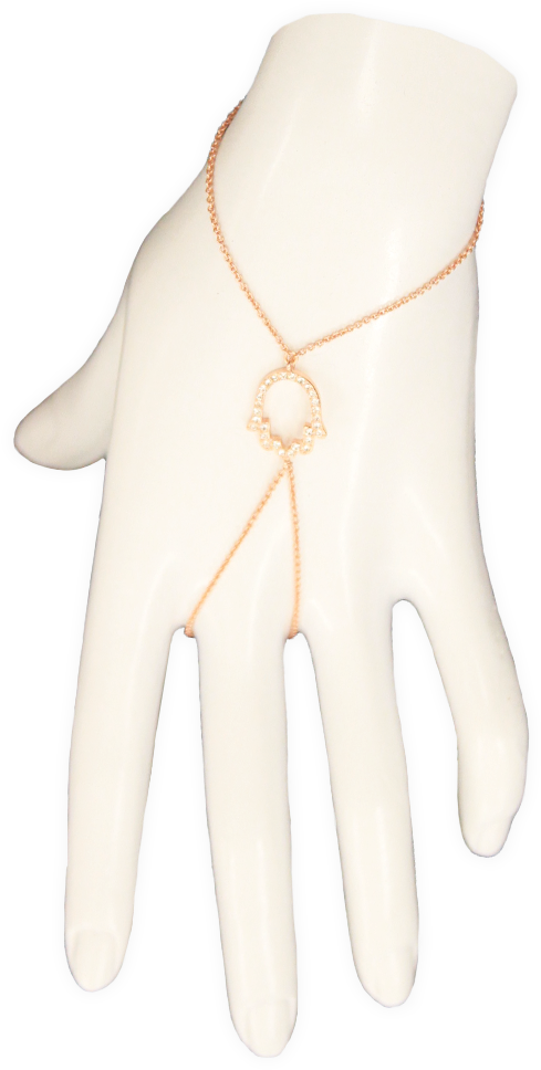 Hamsa Hand Bracelet - Body Jewelry (1000x1000), Png Download