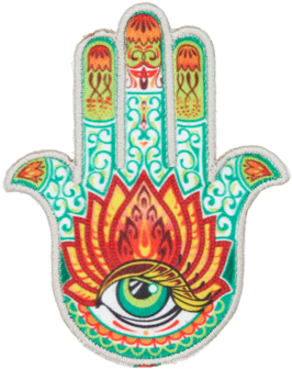 World Menagerie Ashcom Hamsa Middle Eastern Sacred (355x355), Png Download