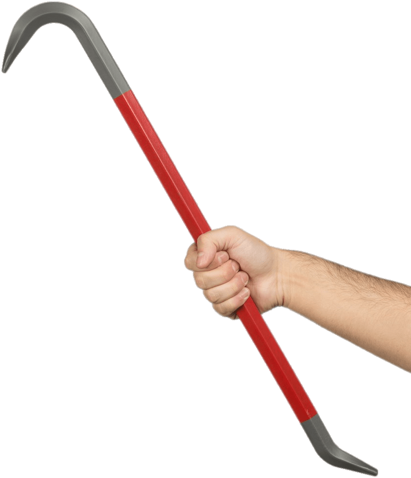 Crowbar In Hand - Half Life Foam Crowbar (1000x1000), Png Download
