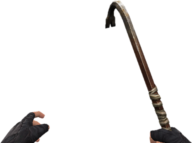 Crowbar Viewmodel - Half Life Crowbar Viewmodel (640x460), Png Download