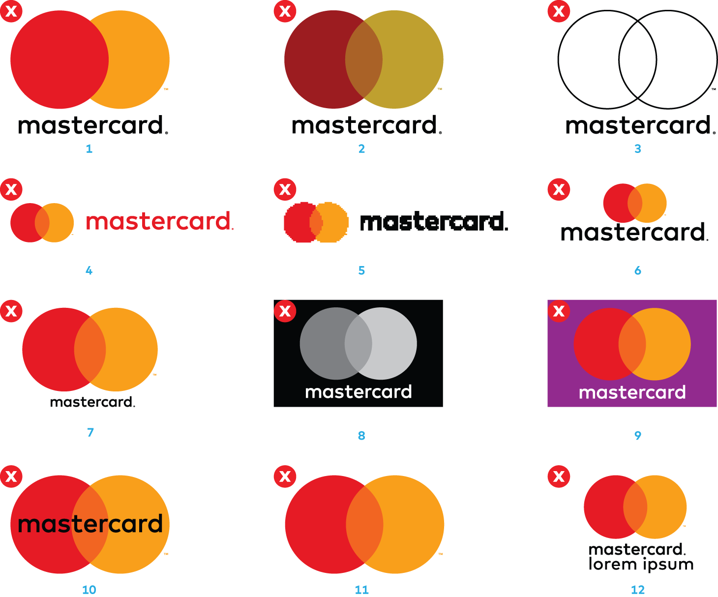 Brand Mark Guidelines Logo Usage Rules Images - Usos Incorrectos De Logotipo (1460x1214), Png Download