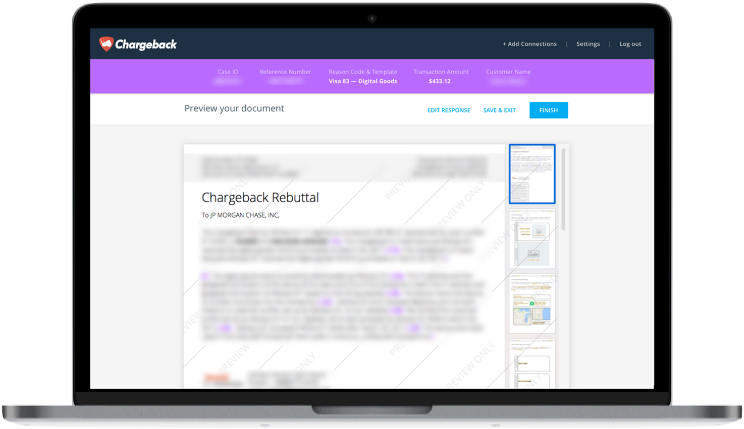 Use The Chargeback App To Respond To Mastercard Chargeback - Patient Portal (1599x889), Png Download