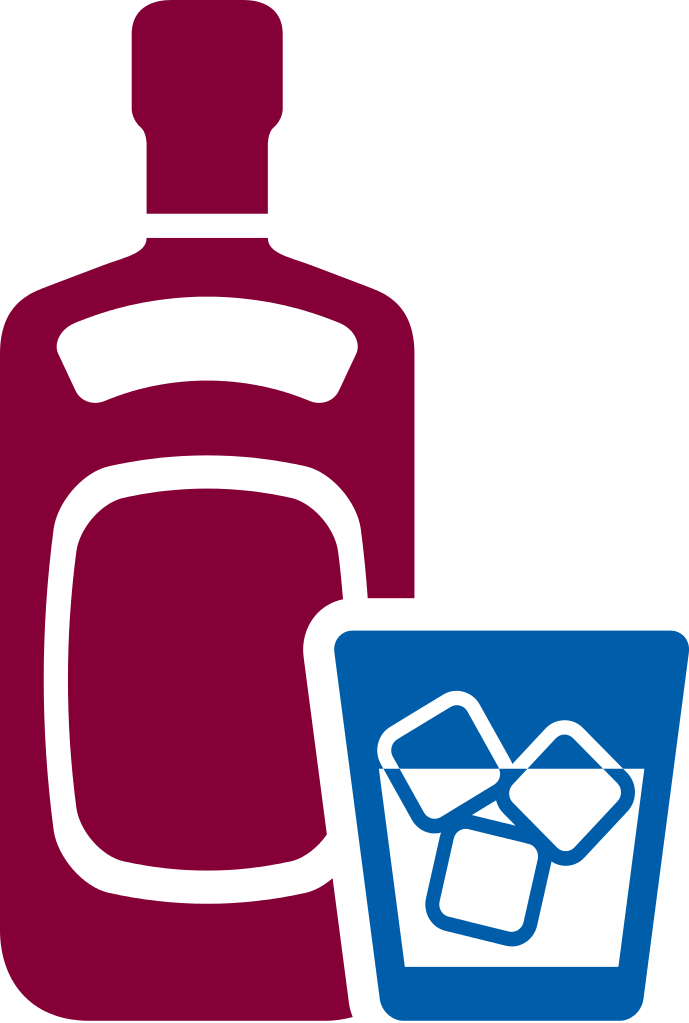 Alcohol Drinking Icon - Alcoholic Drink (689x1023), Png Download