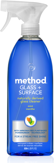 Glass Surface Cleaner - Method Glass Surface Cleaner (322x558), Png Download