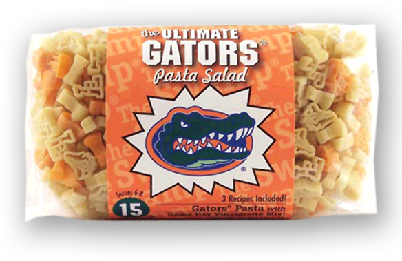 Florida Gators Pasta Salad Logo Shaped Pasta In Your - Florida Gators (600x450), Png Download
