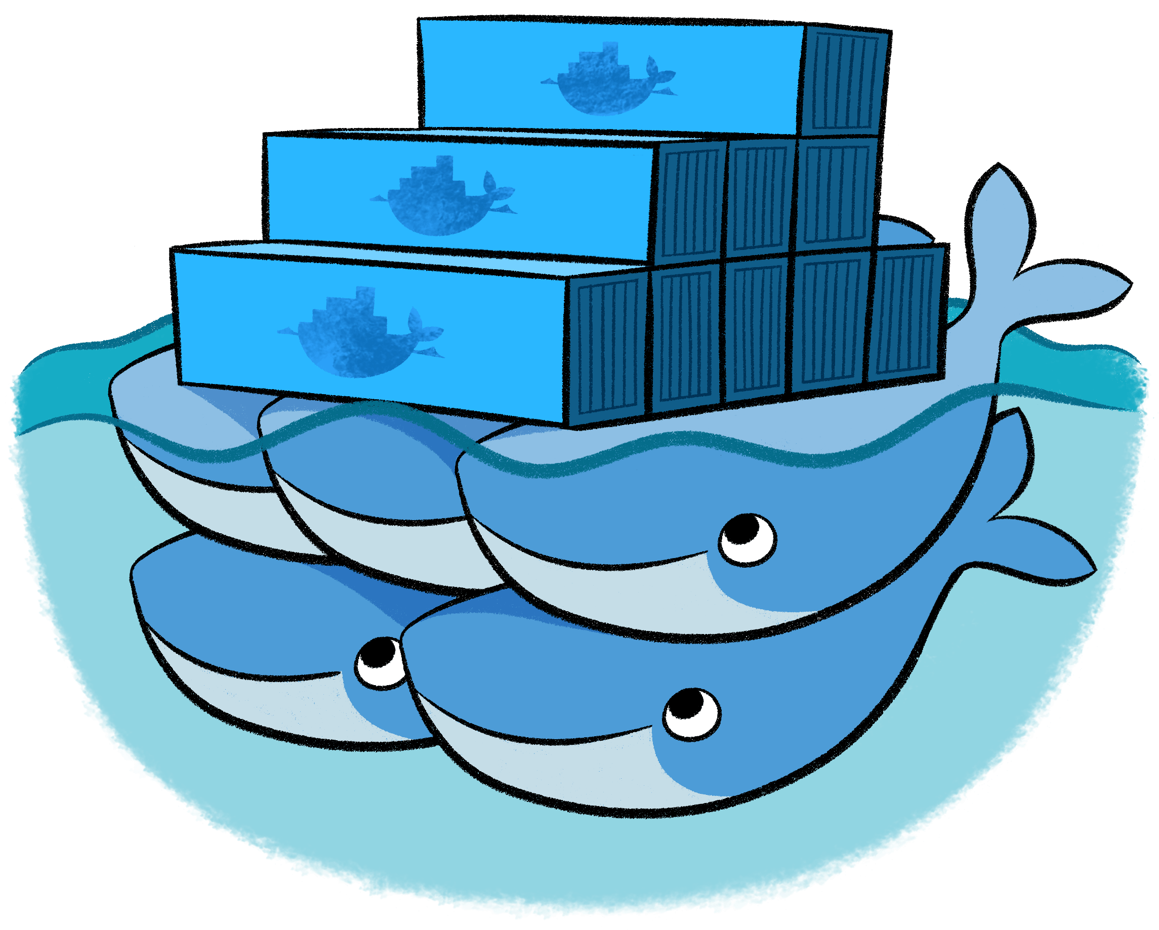 Docker-machine Crowbar Driver Delivers Metal Containers - Docker Swarm (2725x2269), Png Download