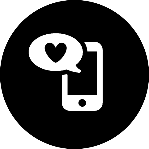 Calling, Love, Adore, Mobile, Mobil, Mobile Phone, - Instagram Logo Vector Circle (482x482), Png Download