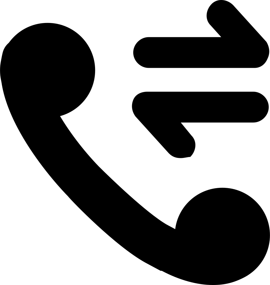 Png File - Two Way Call Icon (926x980), Png Download