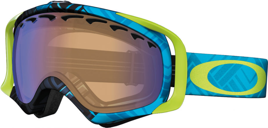 Crowbar Goggle Braided Blue Lime/blue Iridium, One (920x575), Png Download
