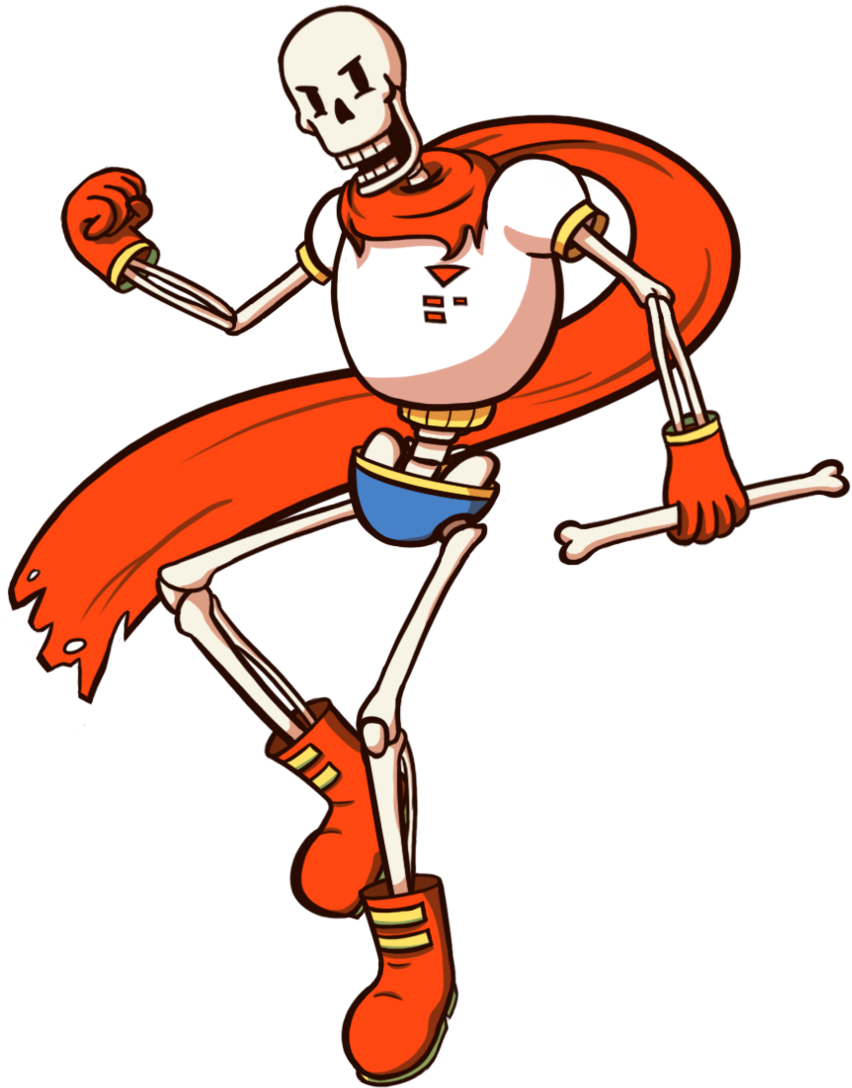 Toby Foxs Undertale Papyrus - Papyrus Undertale (900x1131), Png Download