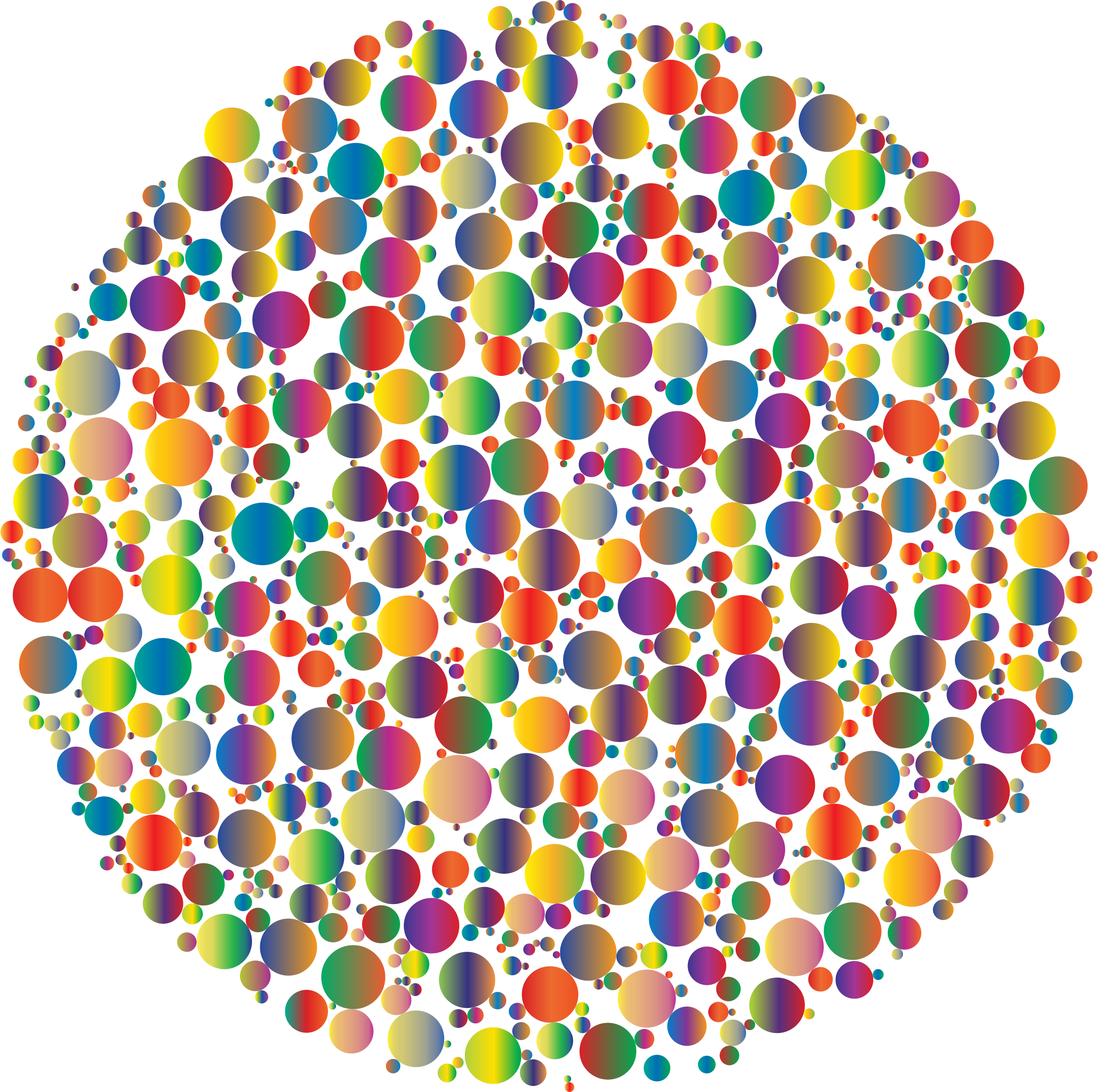 This Free Icons Png Design Of Colorful Circle Fractal (2324x2312), Png Download