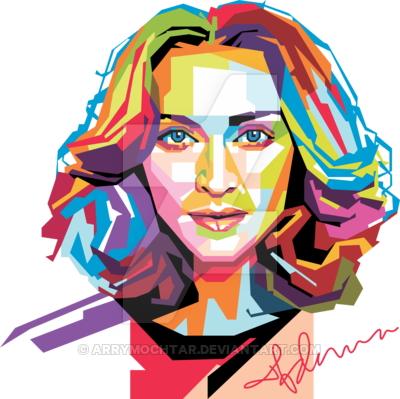 Image Black And White Download Madonna In Popart Portrait - Madonna Pop Art (400x399), Png Download