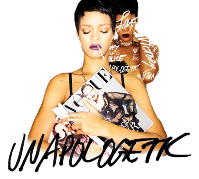 Drawing Rihanna Unapologetic - Rihanna - Stay - Piano/vocal Sheet Music (400x400), Png Download