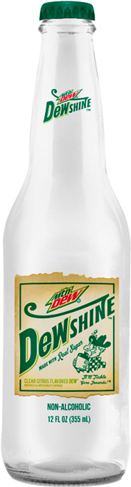 Dew Shine 12 - Mountain Dew Dewshine Soda 25 Fl. Oz. Bottle (300x700), Png Download