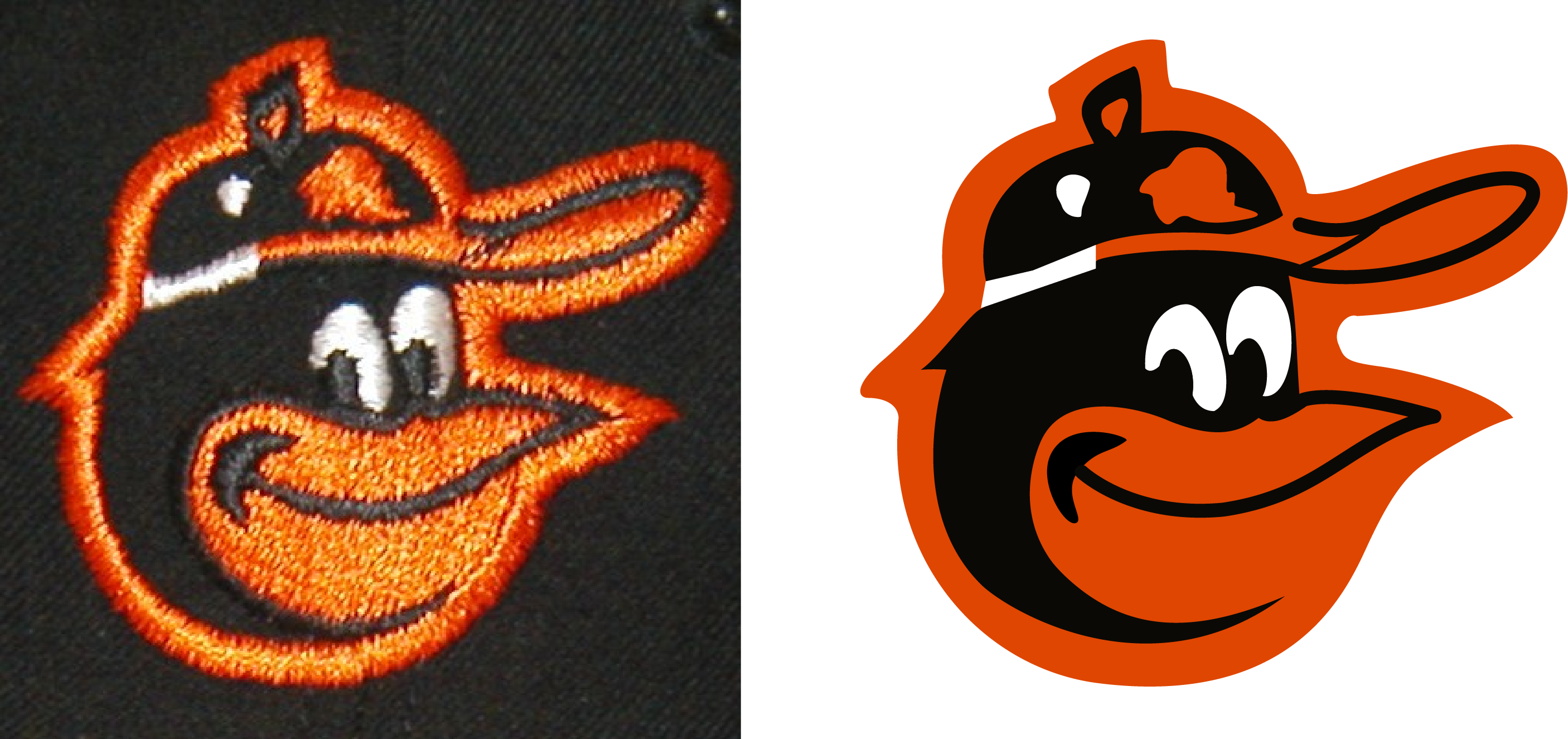 Baltimore Orioles Cap Logo 1978 - Baltimore Orioles Logo No Background (2812x1325), Png Download