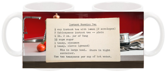 Recipe Mugs With Full Backgrounds Trill Gifts - Mug (580x580), Png Download