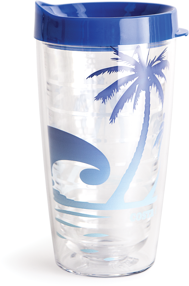 Costa Del Mar Costa Sunrise Tumbler, Angle - Costa Shield Trucker Hat Sunrcup (2000x1000), Png Download