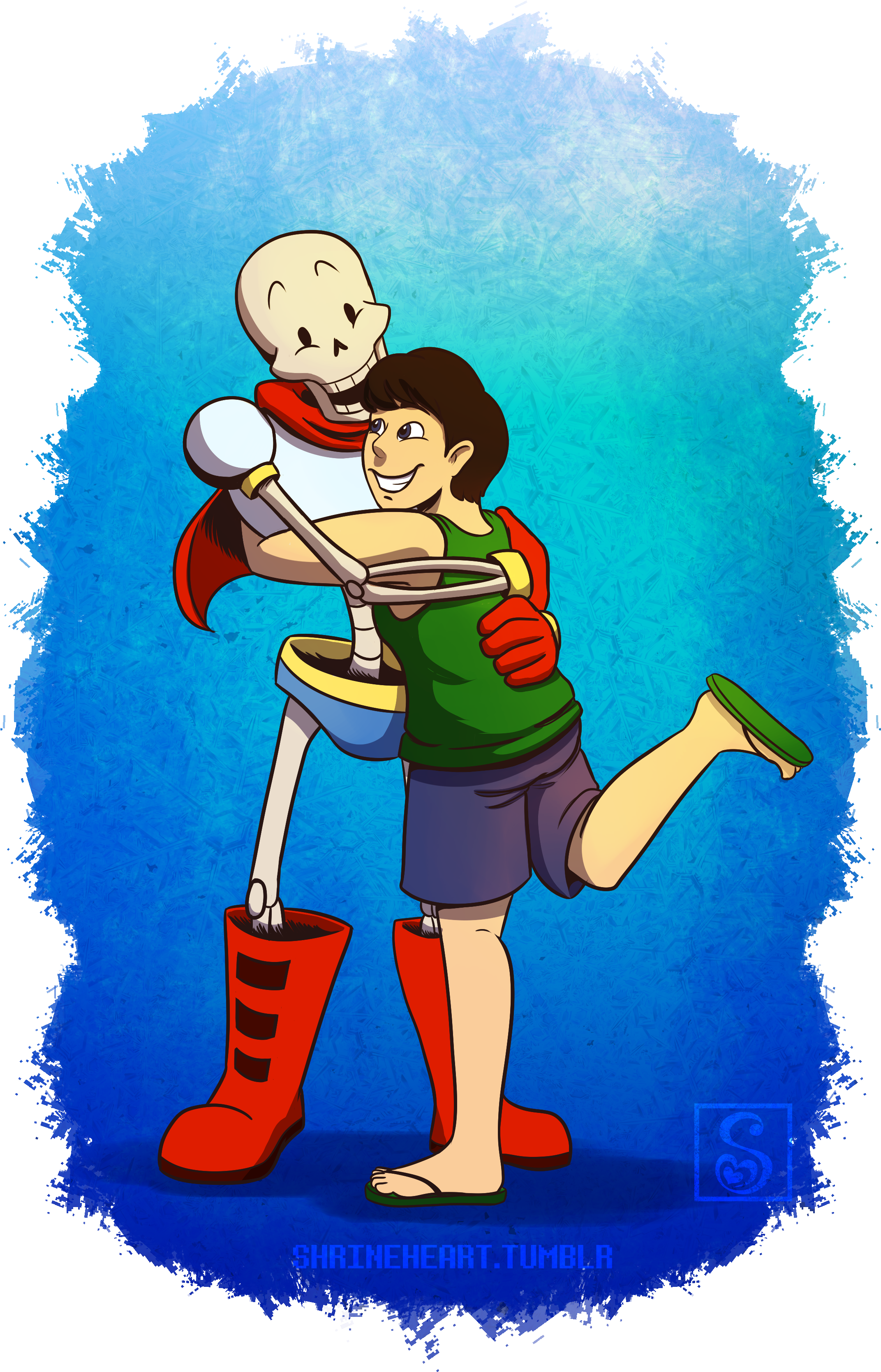 Papyrus Hugs (2500x3500), Png Download