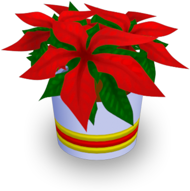 Holiday Flower - Christmas Day (389x389), Png Download