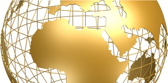 Golden Globe-693x288 - - Gold Globe Psd (693x288), Png Download