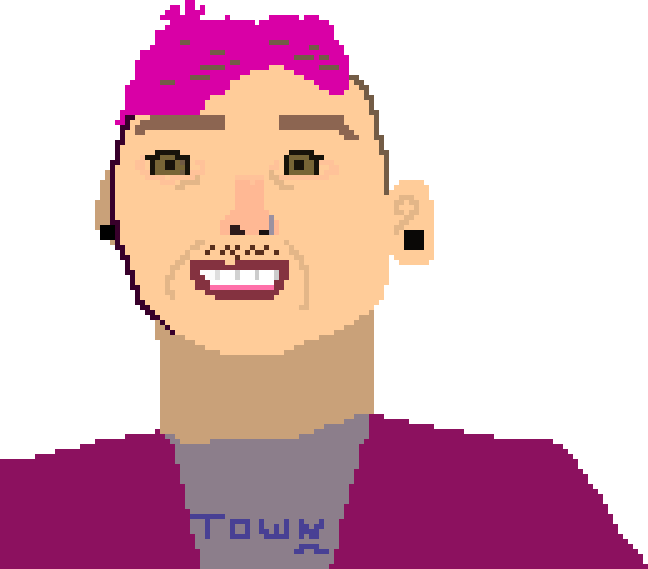 Josh Dun - Josh Dun Pixel Art (1340x1160), Png Download