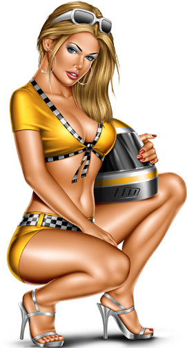 Share This Image - Pin Up Girl Png (504x504), Png Download