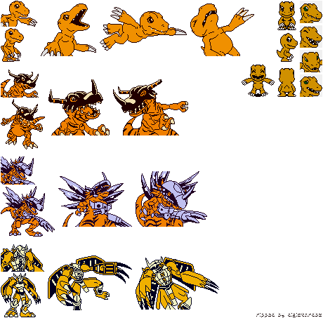 Agumon - Agumon Sprite (460x453), Png Download