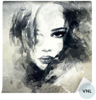 Vinyl Wall Mural Abstract Woman Portrait - There Is A Story Behind Every Person (400x400), Png Download