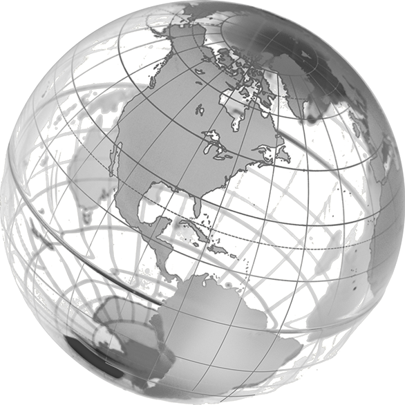 Transparent Globe In Gray (586x586), Png Download