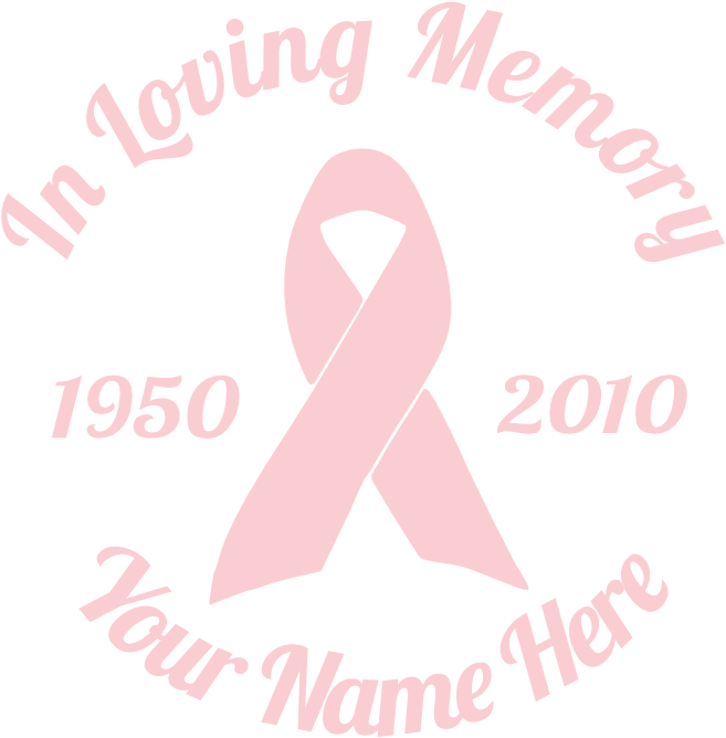 In Loving Memory Ribbon Sticker - Loving Memory Heart Sticker (700x700), Png Download