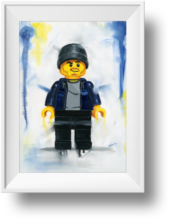 Jessie Print - Police Officer (480x480), Png Download