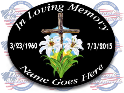 In Loving Memory Decals - Decal (400x300), Png Download