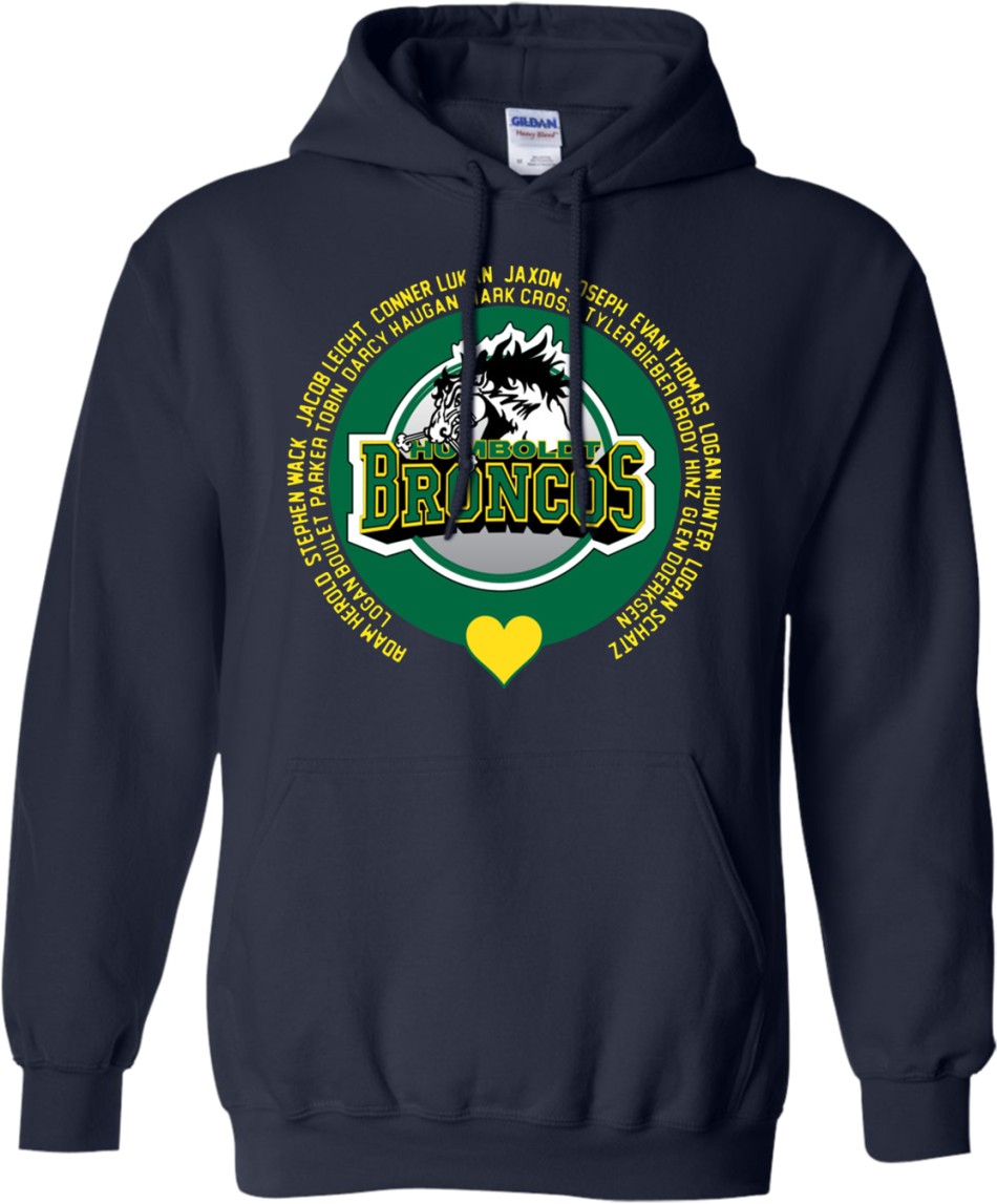 In Loving Memory Humboldt Broncos Pullover Hoodie 8 - Humboldt Broncos (1155x1155), Png Download