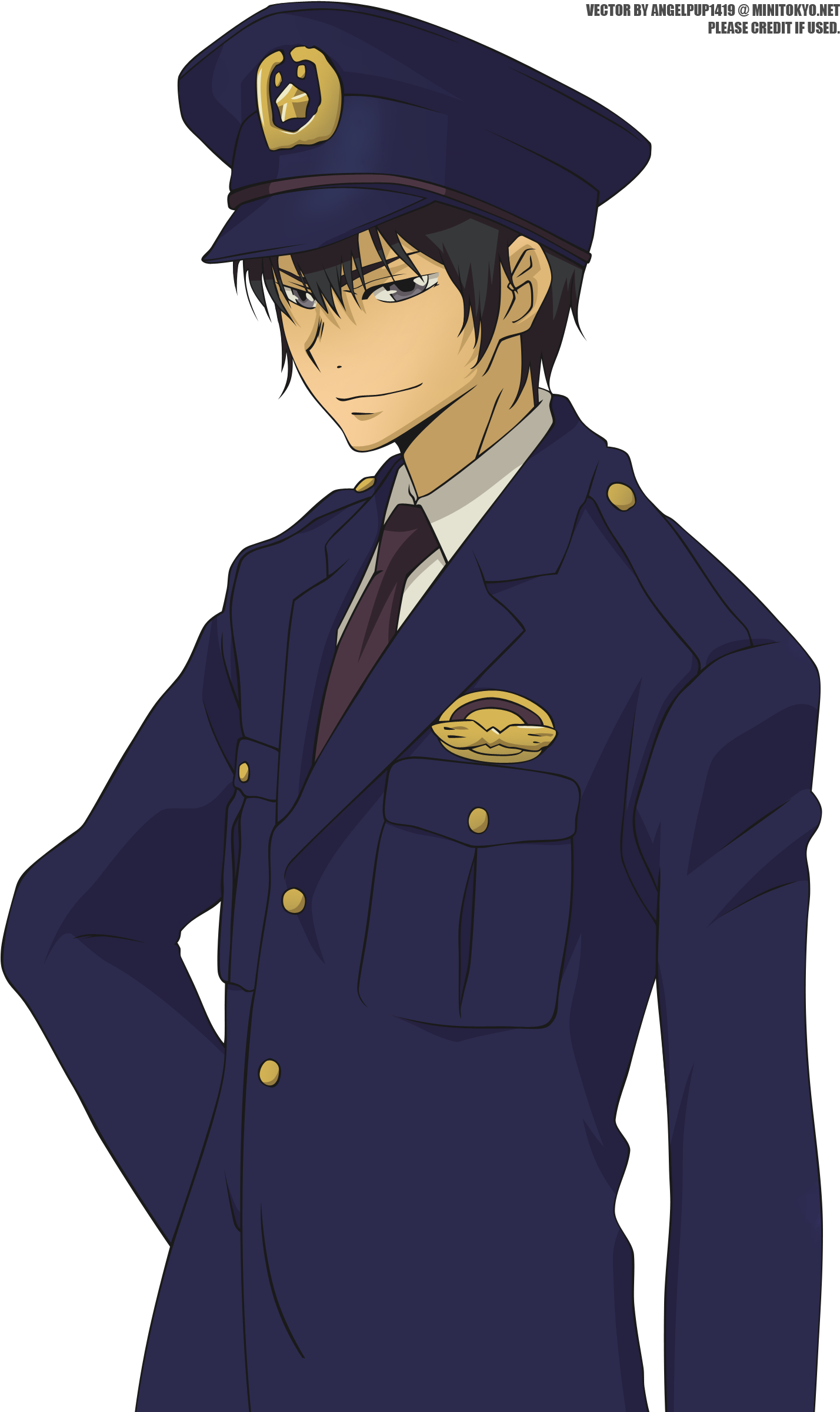 In Case You Have Problems Downloading - Katekyo Hitman Reborn Police (1465x2398), Png Download