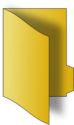 Manilla File Folder - Manila Folder Clip Art (256x474), Png Download