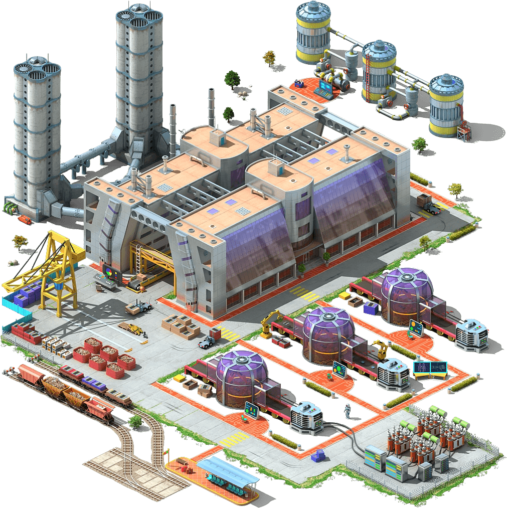 Microchip Plant L3 - Sq Megapolis Power Plant (1011x1013), Png Download