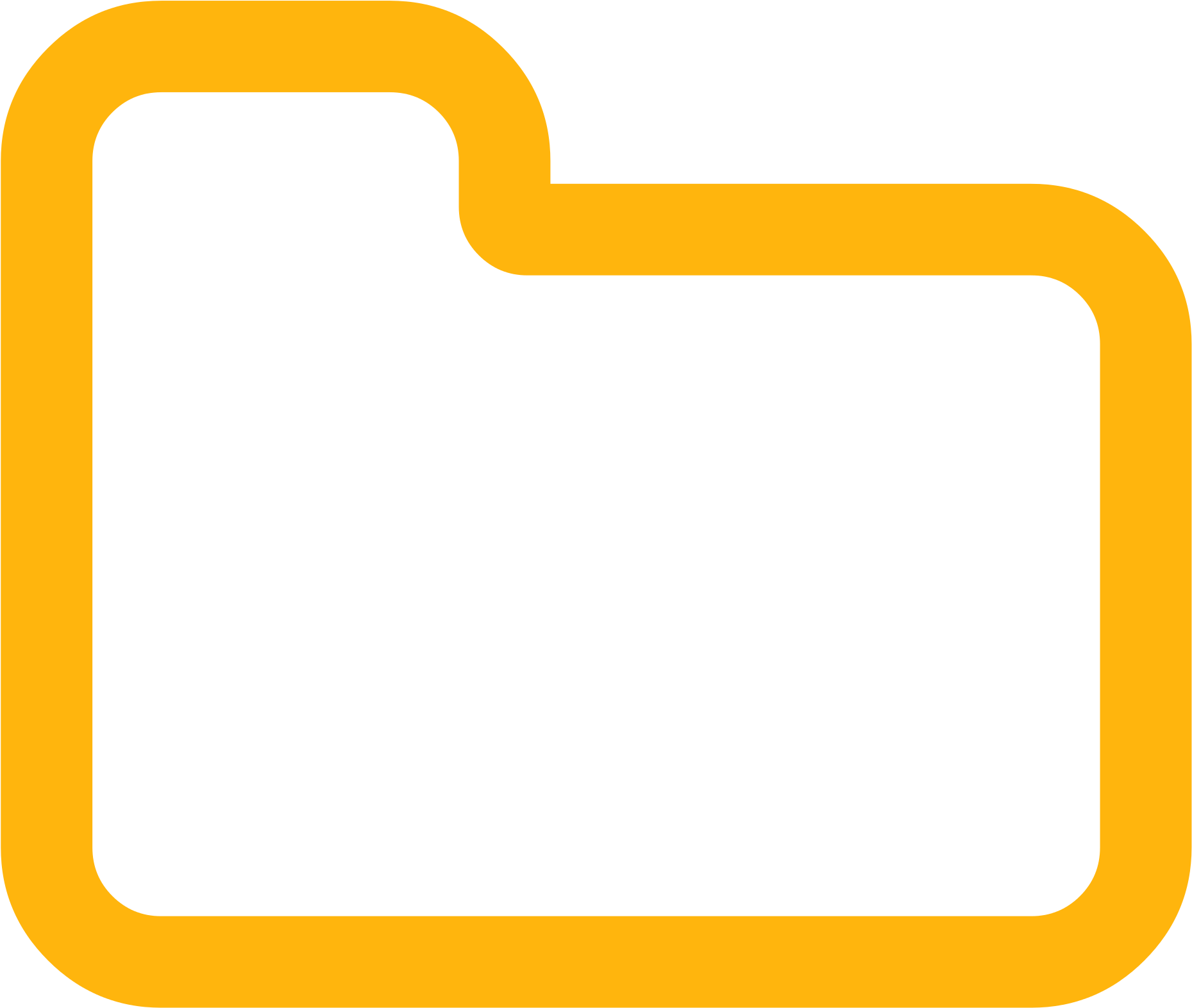 Folder Close Alt Font Awesome Yellow - Font Awesome (1024x1024), Png Download