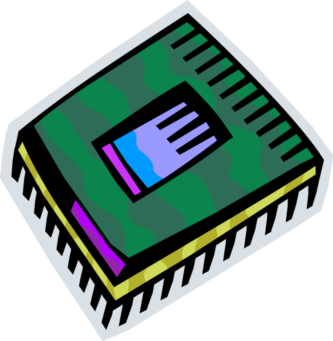 Png Download Electronic Component Image Illustration - Integrated Circuit (683x700), Png Download